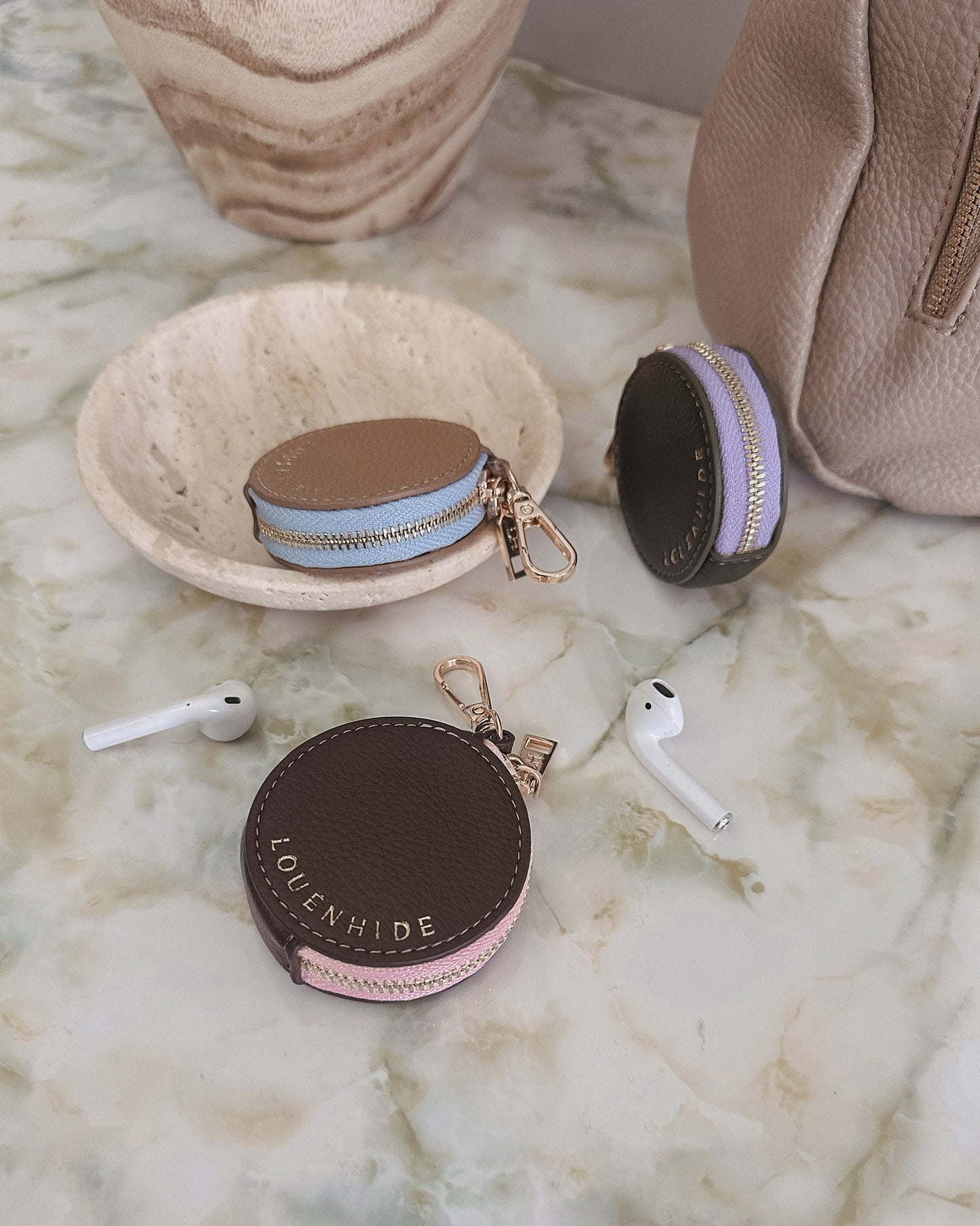 תליון תיק ארלי - צבע זית
